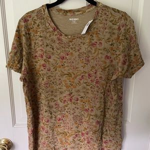 Old Navy large tall floral shirt